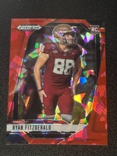 2025 Panini Prizm Draft Picks #27 Ryan Fitzgerald Prizms Red Ice