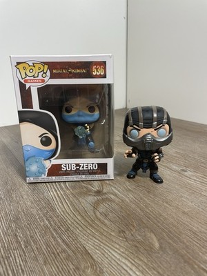 Funko Pop! Mortal Kombat Sub-Zero #251 Loose & Sub-Zero #536