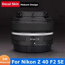 For Nikon Z 40mm F2 SE Decal Skin Camera Lens Sticker Vinyl Wrap Film Coat