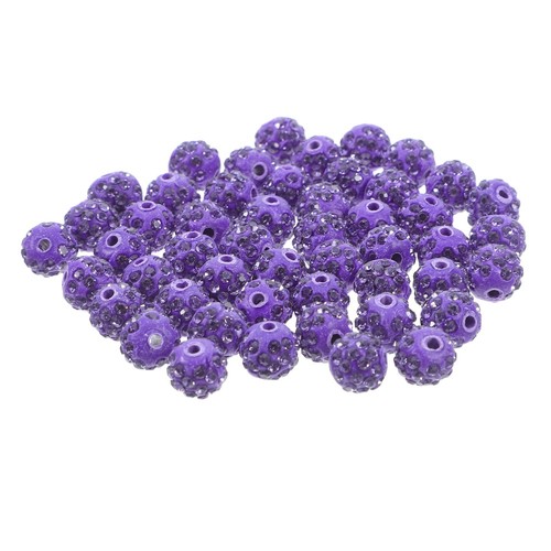 NBEADS Lot de 150 perles rondes Heishi en améthyste naturelle de 4 mm pour fabrication de bijoux et loisirs créatifs