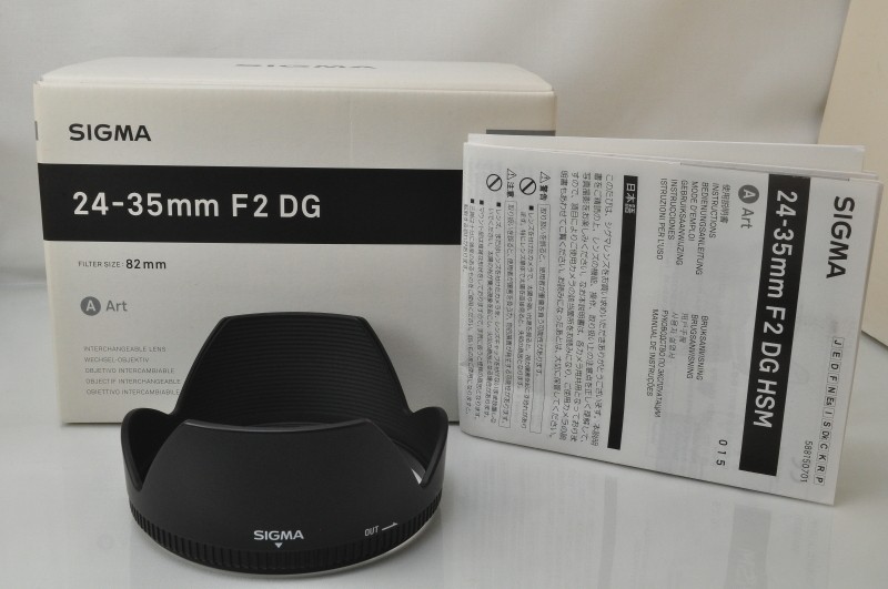 Sigma 24-35mm f2 DG HSM Art Lens for Nikon F Mount with Box