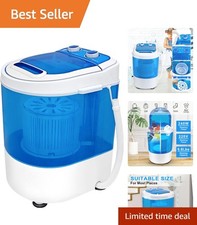 Lightweight Mini Washing Machine with Top-Load Access - Ideal for Small Spaces