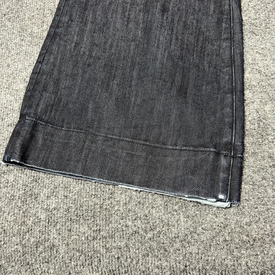 Pantalones de mezclilla Martin + Osa Jeans para hombre 31 lavado oscuro pierna acampanada hechos en Hong Kong Foto 2 de 4