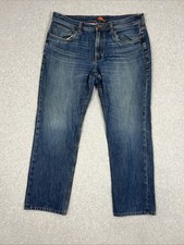 Tommy Bahama 38x32 Barbados Jeans Blue Denim Authentic Fit Straight Leg Men  s