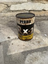 Lattina olio in metallo vintage Pyroil VUOTA