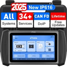 XTOOL IP616 V2.0 Car OBD2 Diagnostic Scanner Key Programmer Tool Full System FCA