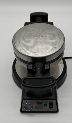 Waring Pro Belgian Waffle Maker Model WWM450PC Tested Works Great 