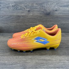 Lotto Solista 700 Superleggera Soccer Cleats Mens 10 Yellow Orange FG Boots