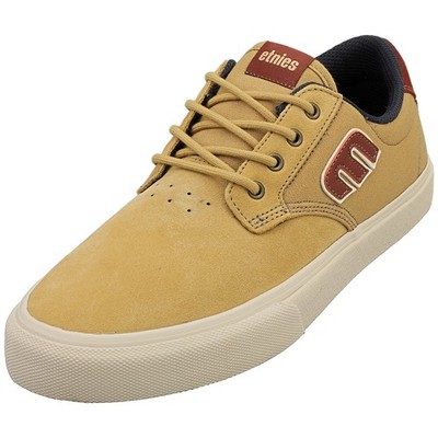 Etnies Barge Plus Mens Skate Sneakers in Tan Brown