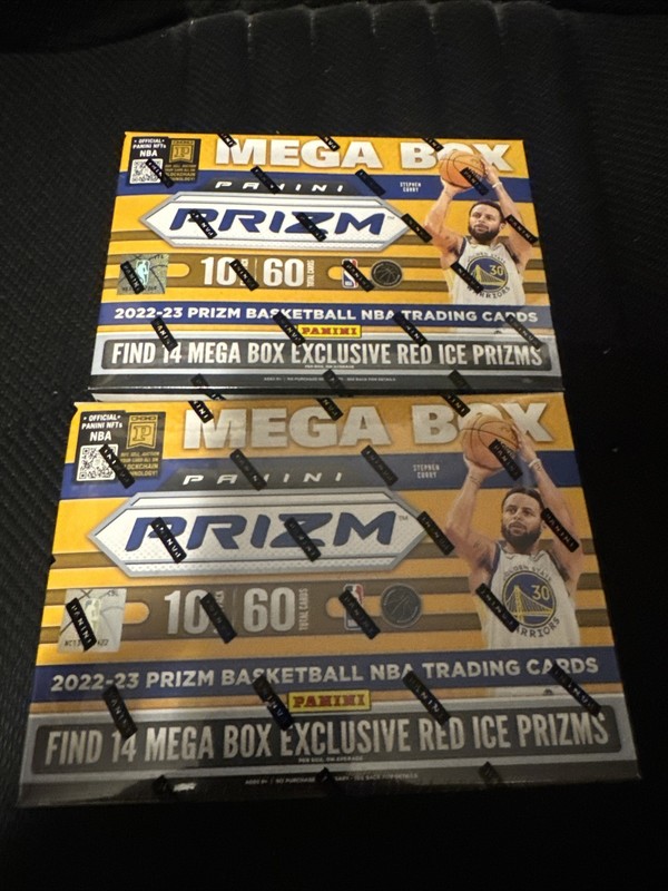 (2) 2022-23 Panini Prizm NBA Basketball Mega box