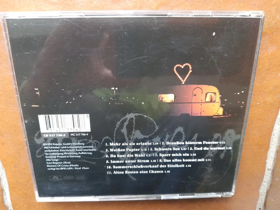 Element Of Crime " Weißes Papier "  Deutschrock , Alternative 1993 - Bild 3 von 3