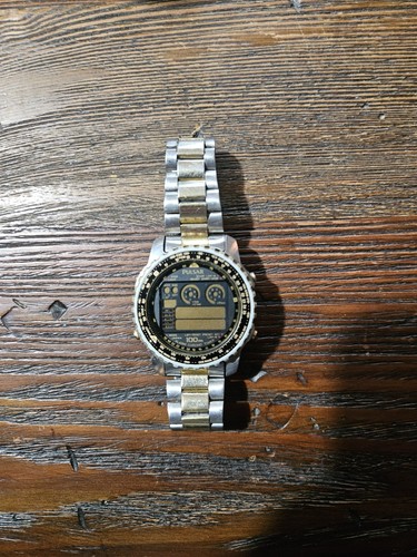Pulsar Vintage Digital Watch W358-5a00 Alarm Chrono Timer Watch Untested - 第 1/8 張圖片