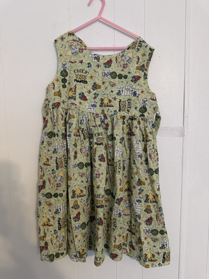 Gardening Spring  Girls Handmade Dress Medium 10-12