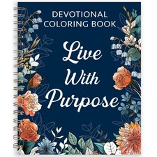 Devotional Coloring Book for Women Christian Bible Spiral Bound