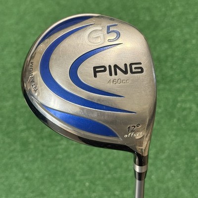 PING G5 460cc Offset 12* Driver, TFC 100D Regular Flex Graphite, RH, 45 