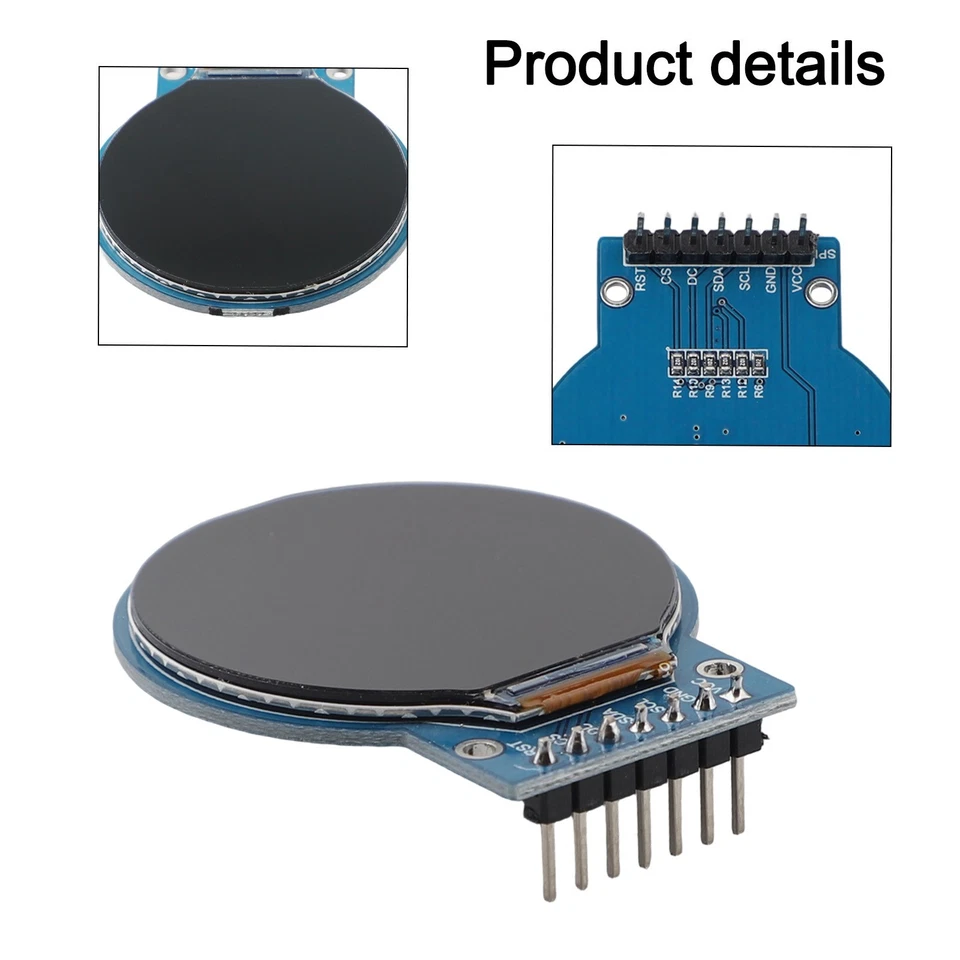 Leicht integrierbare 2 Stück von 1 28 Zoll RGB Displays für Mikrocontroller - Image 4 of 4
