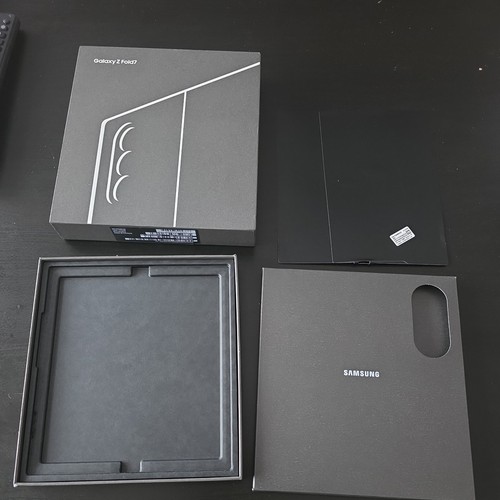 Samsung Galaxy Z Fold 7 512GB Blue - BOX Only with USB cable (Brand New)
