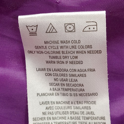 Kids Headquarters Puffer Vest Girls 6 Purple Heart Polyester - Picture 8 of 8