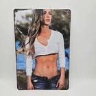 Vintage Tin Metal Signs - Pin Up Girls Sexy Posters Wall Decor Retro  Sign