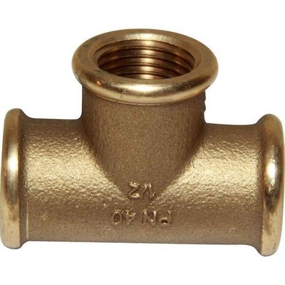 Maestrini Bronze Winkelstück Gleich Tee Fitting 1/2'' BSP Innengewinde Neu