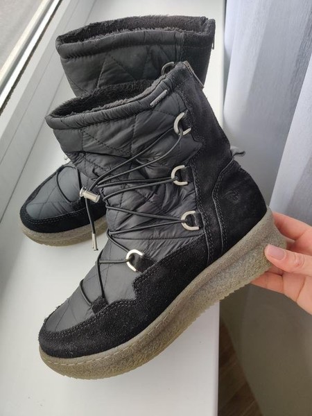 Women Daniel Hechter Boots Black Suede 38