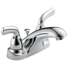 Delta B2510LF-PPU Foundations Two Handle Centerset Bathroom Faucet Chrome