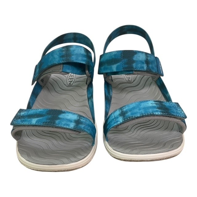 Scarpe Keen Elle con cinturino posteriore giovanile taglia 7 sandali blu muschio di mare cinturini ad anello con gancio