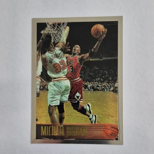 Topps 1996-97 Chrome Michael Jordan #139 Chicago Bulls NBA Basketball Card