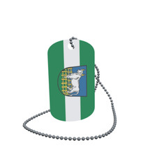 Dog Tag Flag Schwarzhofen Dog Tag Aluminium 30 x 50mm
