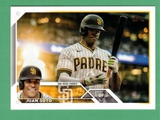 2023 TOPPS SERIES 1 JUAN SOTO SSP PHOTO VARIATION #1 PADRES