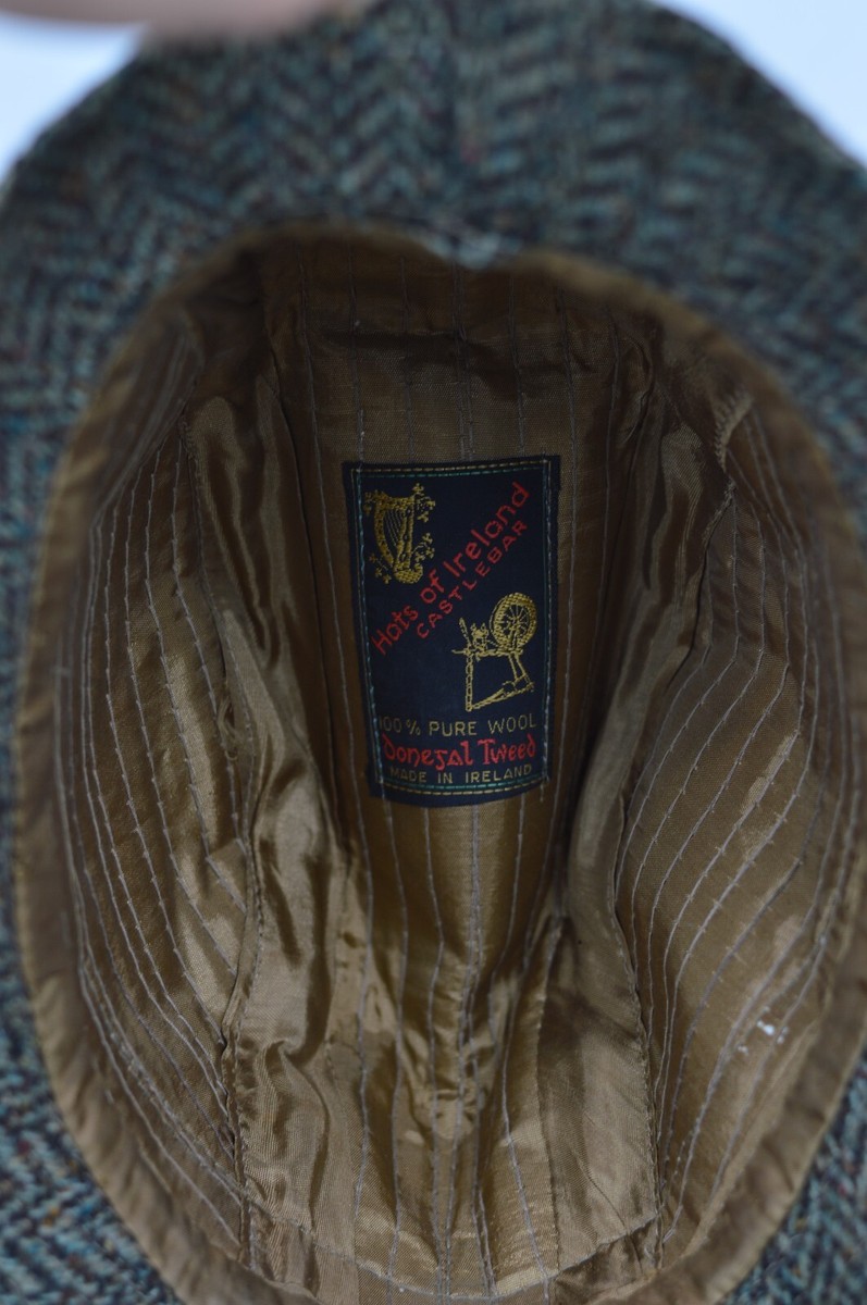 Vintage Hats of Ireland Castlebar 100% Pure Wool Donesal  display picture 3
