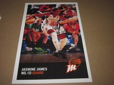 JASMINE JAMES SIGNED AUTOGRAPHED 5.5 X 8.5 PHOENIX MERCURY TEAM ISSUE PHOTO 01