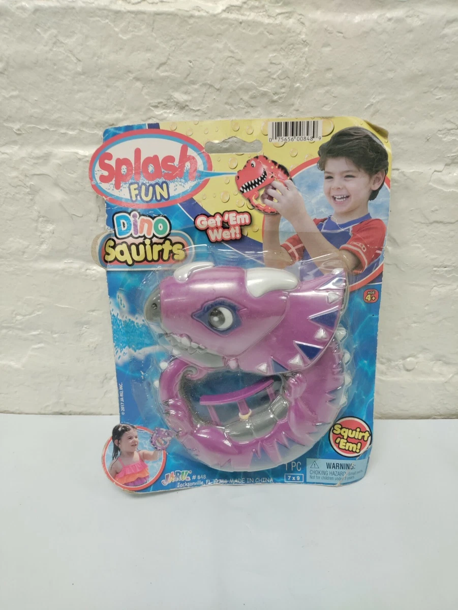 Splash Fun Dino Squirt Water Gun Red T Rex Jaru Toy