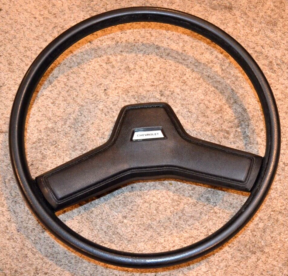 1982-1987 chevrolet van G10 G20 G30 STEERING 2 SPOKE wheel oem horn PAD CHEVY Foto 2 de 4