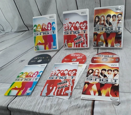 Nintendo Wii Disney Sing It: Pop Hits/Sing It/Sing It High School Musical 3