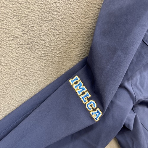 Zero Restriction ZR Blue Windbreaker Full Zip Jacket Men size XXL Performance - Picture 8 of 10