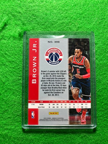 TROY BROWN JR. ROOKIE PLATES & PATCHES SP#/10 2018-19 CHRONICLES BASKETBALL RC - Picture 3 of 12