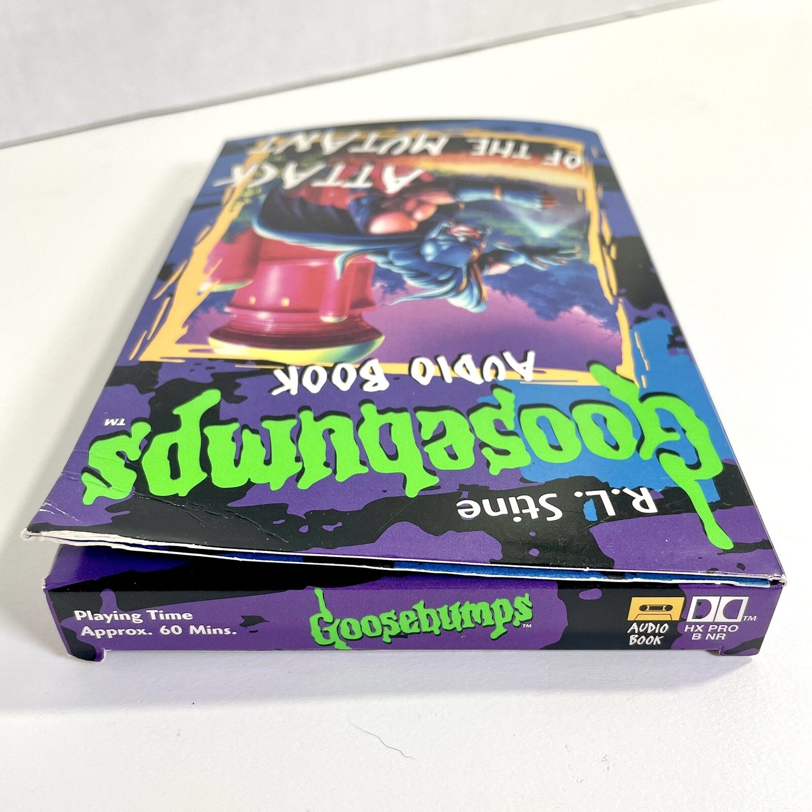VTG 1996 R.L. Stine Goosebumps Audio Cassette Book Attack of the Mutant eBay