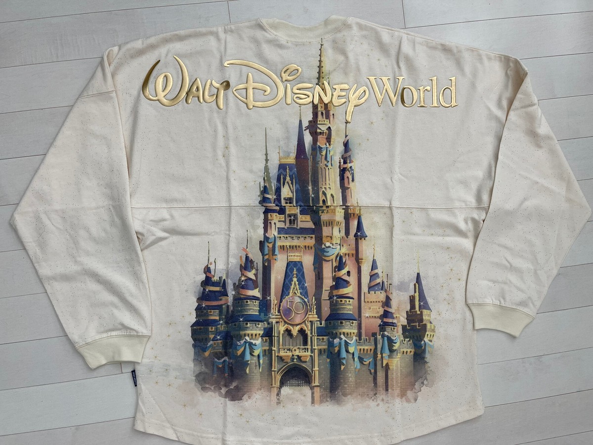 ディズニー スピリットジャージー キャッスル シンデレラ城 WDW50周年 WDWグッズ】＃最新スピジャ情報：ウォルトディズニーワールド