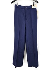 Vtg Deadstock Levis Bend Over Pant Womens 14 28x33 Blue Polyester 1979