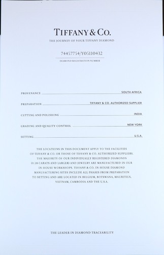 $6,450 Tiffany & Co 0.56ct G VS1 Platinum Oval Diamond Solitaire Engagement Ring - Picture 7 of 13
