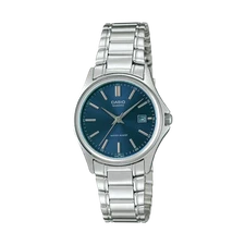 Casio Analog Blue Dial Silver Tone Men's Watch MTP-1183A-2A