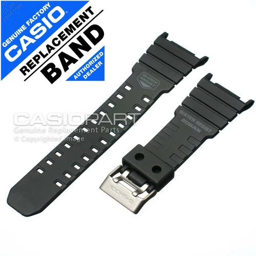 GENUINE CASIO Black Watch Band f/ G-Shock GW-5500 GW-5510 Rubber Strap 10260100