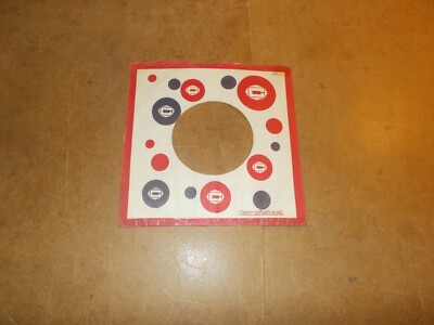 1 X ORIGINAL FACTORY RECORDS SLEEVE 45 RPM - CARMICHAEL   (290)