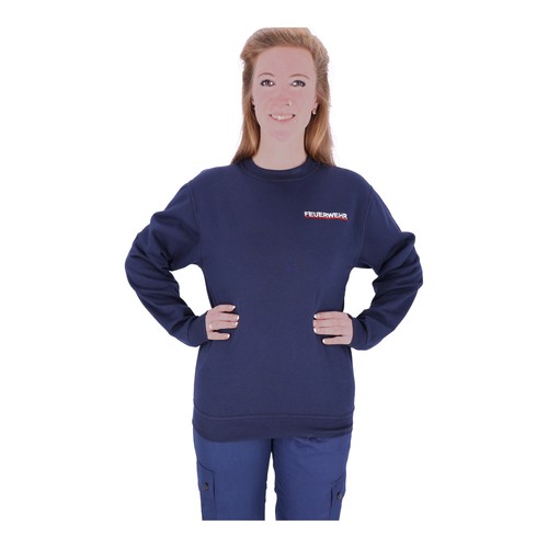 Sweatshirt Feuerwehr mit Einstickung blau XS bis 7XL - Picture 3 of 24