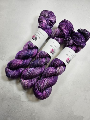 SW Merino Silk Cashmere yarn, 4-ply, Fingering weight, 100g, MYSTIC ORCHID - Picture 3 of 4