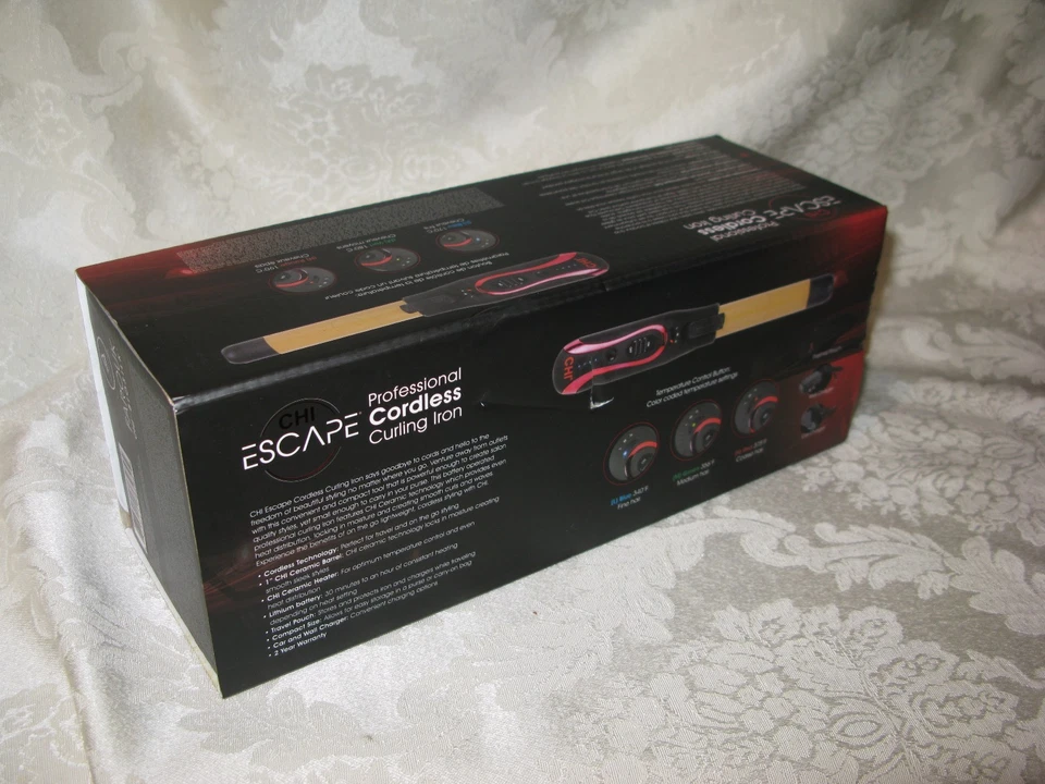 CHI Escape Professional Cordless 1" Ceramic Curling Iron. - Image 4 of 4