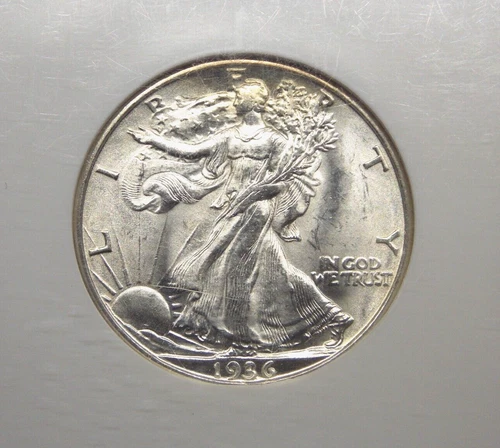1936 "D" Walking Liberty SILVER Half Dollar 50c NGC MS64 #008 BU Unc ECC&C, Inc.