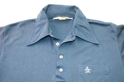 Grand Slam Penguin Vintage Polo Adult MEDIUM Blue Grand Slam Short