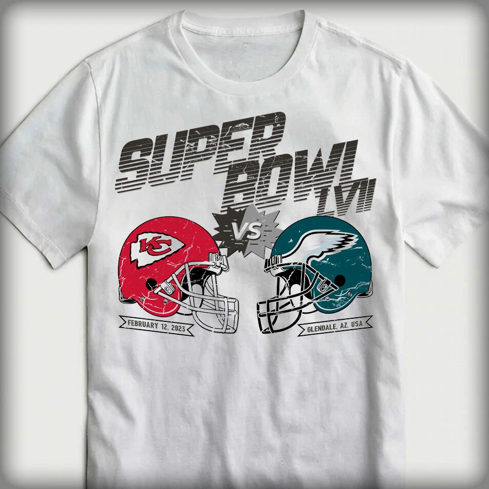 2023 SUPER BOWL SHIRT SOUVENIR LVII 57 NFL Game Tshirt Sale